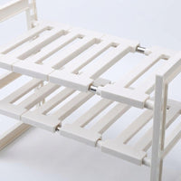 Sink Organiser and Storage Rack, 2 Tier Freestanding Sink Tidy, Kitchen Storage Organiser for Cupboard Organisation and Space Saving