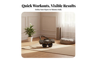 Automatic Return-Assist Abdominal Wheel Ergonomic Design Abdominal Wheel with Elbow Support Elbow Support Mid-Section Wheel