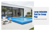 Heavy-Duty Inflatable Pool, Kids Water Play Center, Reinforced PVC, Outdoor Fun, Fishing, Water Play Area