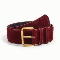 Suede Belt Vintage Belt with Rectangular Buckle Wide Retro for Women, Dresses, Coats