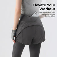 Running Shorts for Women with High Waist Control and Back Pocket, Gym with Inner Layer for Workout, Athletic UK