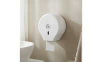 Large Roll Toilet Paper Dispenser Screwless Installation Commercial Toilet Paper Dispenser Large Capacity Restroom Fixture for Hotel