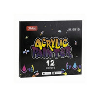 12 Pieces Acrylic Paint Marker Boxed Set Marking Pen Opaque Finish