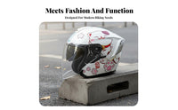 Shock Resistant Electric Bike Safety Helmet High-Strength ABS Shell Half Helmet with Visor Quick Release Buckle Adjustable Strap for Men, Women, All-Season Riding, City Commuting