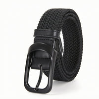 Woven Belt Elastic Braided Belt Casual No-Hole for Men, Daily Wear, Travel
