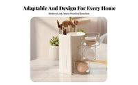 Rotating Cosmetic rotating organizer particle-proofresistant with Lid Makeup Organizer for Women, Teens