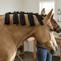 8 Pieces Horse Mane Cover Breathable Horse Hood Sturdy for Travel, Equestrians