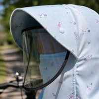 Women's Summer Ice Silk Sun Protection Face Mask Hat with Visor for Cycling and Outdoor Activities