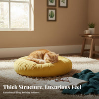 Thick Meditation Pillow Breathable Round Corduroy Pillow Round Floor Pillow Thickened Tufted Floor Pillow Versatile