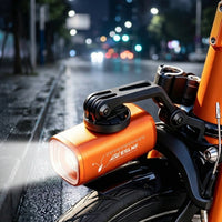 Two-Wheeler Front Light Rechargeable Bike Headlight with Bracket Bike Front Light 1300lm Two-Wheeler Headlight 2400mAh