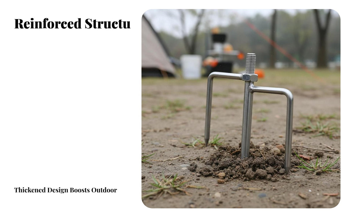Stainless Steel Canopy Rod Rust Resistant Splicing Canopy Pole Easy Assembly Adjustable Tarp Poles for Backpackers, Hikers, Backpacking, Beach, Picnic