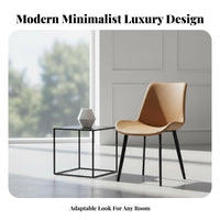 Modern Design Upholstered Armless Chair Minimalist Design Armless Upholstered Chair Soft Cushion Household Furniture Comfortable for Homeowners, Business Owners, Interior Designers, Dining Room, Restaurant, Reception Area, Kitchen