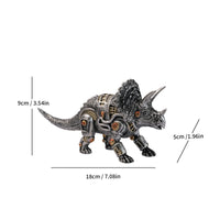 Mechanical Creature Figurine Shiny Finish Decorative Figurine Textured Surface