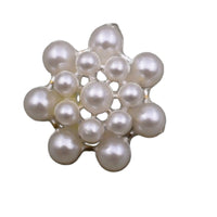 Rhinestone Pearl Button Sparkling Rhinestones Fancy Cardigan Button for Women