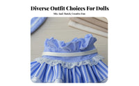 Doll Clothes Set Design Doll Clothing Set Interchangeable Pieces Toy Accessory for Collecting