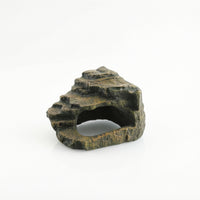 Resin Reptile Hide Realistic Reptile Cave with Arch Hollow Rock Cave Safe for Reptiles, Aquariums