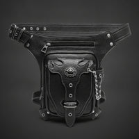 Thigh Bag with Waist Strap Adjustable Thigh Bag Wear-Resistant for Bikers