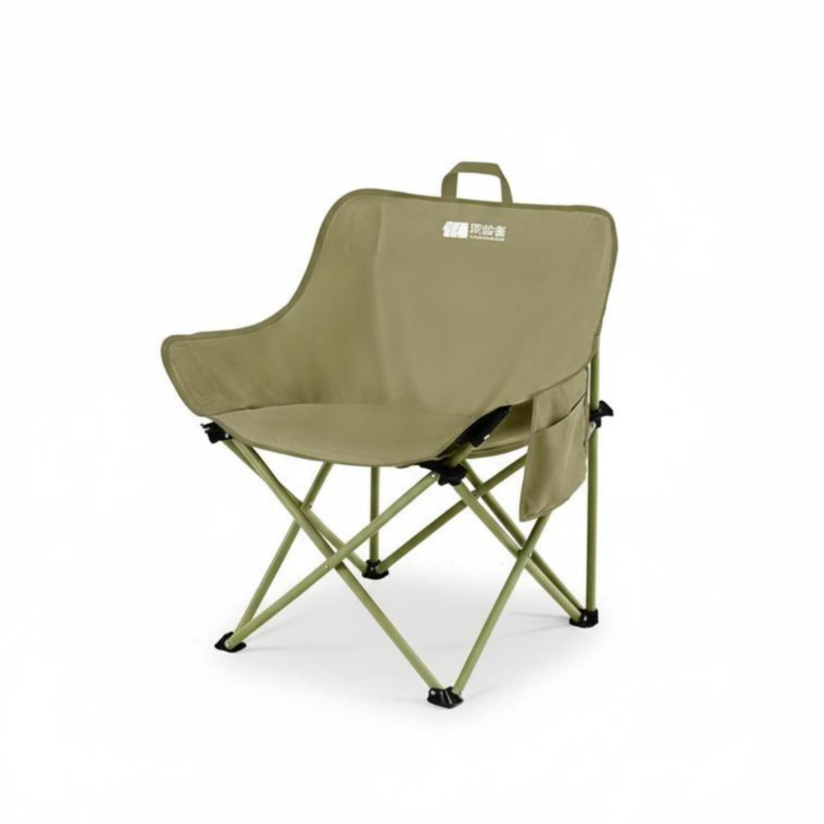 Moon Chair Foldable Lightweight Folding Chair Includes Carry Bag sturdyDuty for Campers, Anglers, Fishing