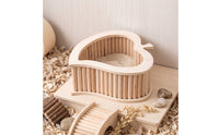 Hamster Sand Bath Compact Foraging Box Litter Pan for Hamsters, Small Pets