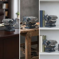 V8 Engine Model Kit Desktop Mini V8 Engine Kit STEM for Classroom, Adults, Teens