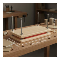 Multi-Purpose Book Restoration Press Warp-Resistant DIY Bookbinding Tool Easy to Use DIY Book Binding Tool Portable Design for Crafters, Artists