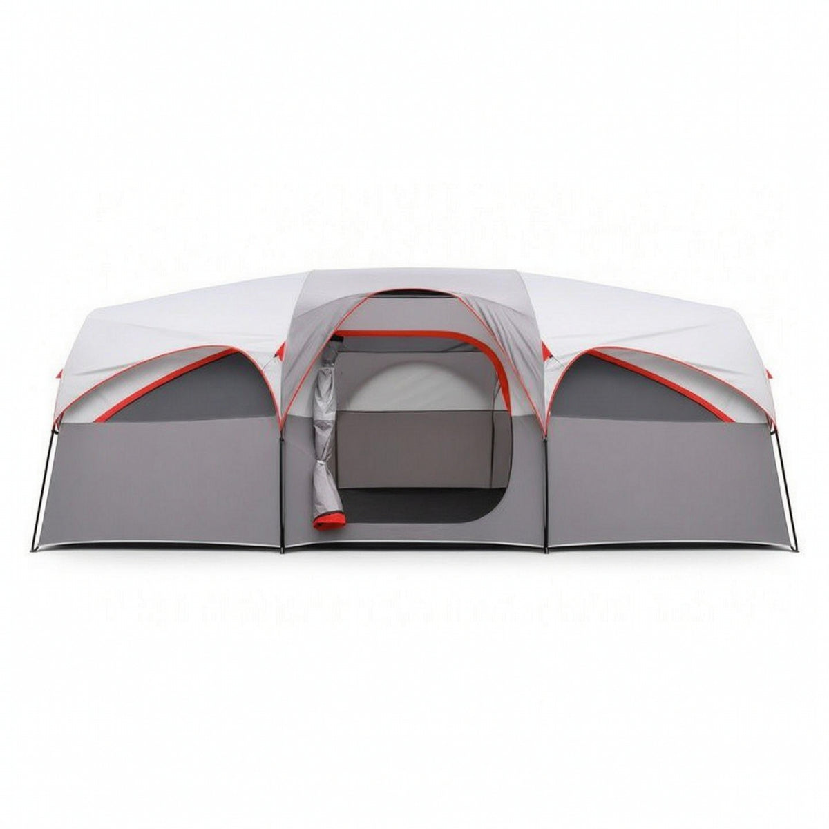 Outdoor Camping Two-Room Tent Big Tent with Storage Bag Spacious for Family
