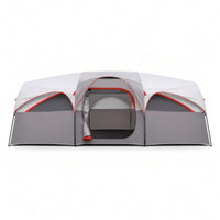 Outdoor Camping Two-Room Tent Big Tent with Storage Bag Spacious for Family