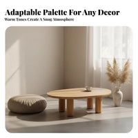 Irregular atmosphericShaped Low Stand tranquil-asymmetry Design Irregular Shaped Tripod Table Minimalist and design Living Room Furniture for Home Decorators, Guesthouse
