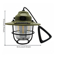 Long Battery Life Pinecone Lantern Portable Retro Lantern Hook and Handle Handheld Camping Lamp Dimmable