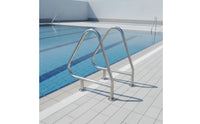 Pool Handrail Corrosion Resistant Swimming Pool Handrail Grab Rail with Base Plate Rust Proof Hardware Stable