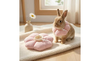 Adjustable Flower-Shaped Pet Collar Textile Exterior Padded Pet Collar for Small Pets