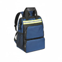 Large Capacity Electrician Tool Bag Wear-Resistant Heavy Duty Tool Backpack Wide Mouth Opening Multi-Pocket Work Backpack Waterproof for Electricians, Technicians, Maintenance Workers, Construction, Job Site, Home Repair