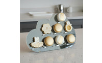 Cloud Shape Dessert Rack Clear Macaron Display Stand Transparent for Party Hosts