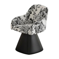 Padded Swivel Makeup Chair Foam Filled Swivel Vanity Chair Back Support Backrest Vanity Stool Comfortable for Bedroom, Beauty Room, Nail Salon