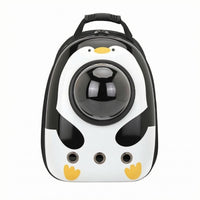 Ventilated Space Capsule Pet Backpack Zipper Closure Space-Capsule Pet Carrier Top Handle