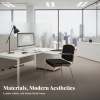 Woven Rear Armchair Nordic and Aesthetic Dining Furniture With Armrests Minimalist Design for Study