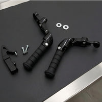 Motorcycle Passenger Foot Pegs Anti-Slip Motorcycle Foot Pegs with Hardware Secure Rear Footrests for Custom Builds