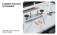 Long-Lasting Metal Construction Guitar Bridge Repair Fixture Professional Grade Acoustic Guitar Bridge Gluing Jig Portable for Luthiers