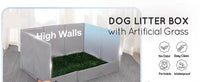 Amazon Hot Selling Foldable Leak-Proof Raised Pet Toilet Portable Cat Litter Box Fence