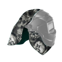 Welding Helmet Cover and Helmet Bib Set Spatter-Repelling Welding Accessories Guard for Welders