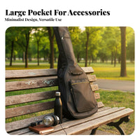 41 Inch Guitar Bag Water-Resistant Acoustic Guitar Gig Bag Musical Instrument Accessory Thickened Padding Large Capacity Pocket