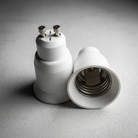Flame Retardant GU10 to E27 Adapter for Home Lighting, 6A Rated Current Bulb Holder Converter, Unbranded Electrical Adapter, Heat Resistant