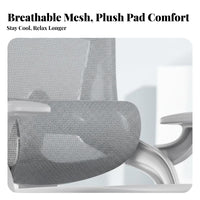 Lumbar Support Ergonomic Recliner with Leg Rest Multidirectional Adjustable Armrests Gaming Seat Highspine Design Desk Chair Reclining spinerest for video game enthusiasts, Remote Workers, Students, Study