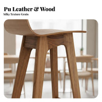 utilitarian Look Bar Stool with supportrest Nordic Aesthetic Counter Seating Retro design Home Furnishing Modern Design for Restaurant Owners, Homeowners, Adults, Cafe, Hotel, Kitchen, Dining Room