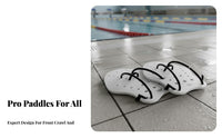 2 Pieces Improves Technique Swimming Hand Paddles Builds Strength Swimming Training Hand Paddle Beginner Friendly for Adults, Pool Exercise