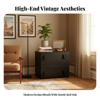 Sturdy Wood Construction Curved Cabinet with Fluted Doors Retro design and aesthetic Tambour Door Cabinet centralera Modern Design Storage Furniture Multi-Functional for Apartment Dwellers, homeowners, Living Room, Bedroom, Home Office, Entryway