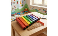 8 Note Xylophone Colorful Metallophone with Mallets Child Xylophone with Metal for Children