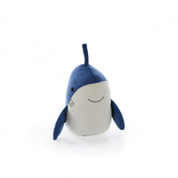 Cute Shark Door Stopper Cartoon Textile Door Stopper Soft Weighted Doorstop Printed Face for Anti-Slam