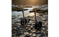 Kayak Trolley with Tank Wheels Heavy-Duty Kayak Cart with Foam Padding for Docks