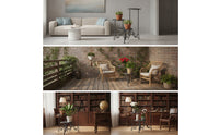 3-Tier Plant Stand Ornate 3-Tier Plant Shelf Heavy-Duty Furniture for Balcony
